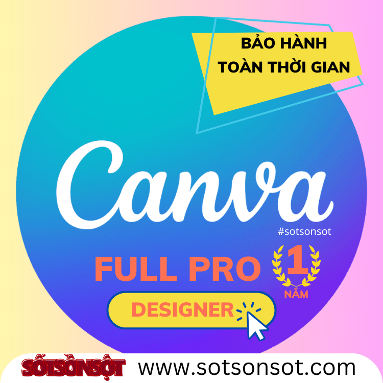 Canva Pro 1 năm giấy phép chính chủ Canva Pro 1 năm giấy phép chính chủ